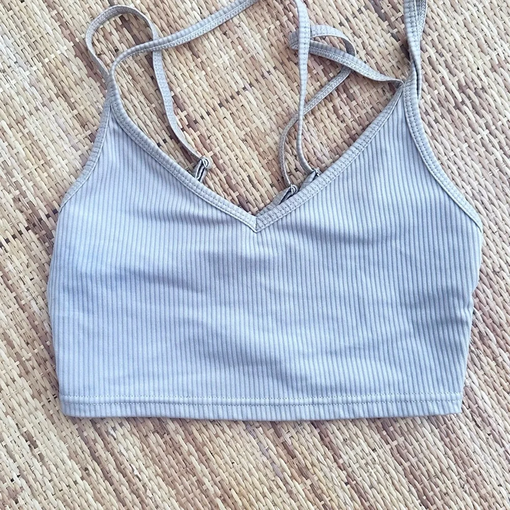 For Love And Lemons Tan Ribbed Bralette - Picture 1 of 2